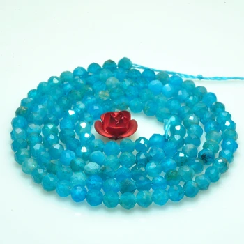 

Apatite 3mm 6mm 8mm Natural Gemstone Beads round faceted for silver 925 jewelry Necklace Earring bracelet 15inch ICNWAY