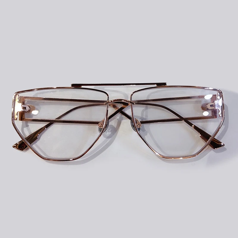 No1 Eyeglasses Оправа для очков в стиле кошачьи глаза для мужчин и женщин Классическая оправа из сплава прозрачные линзы очки Оптическая оправа для мужчин - Цвет оправы: No1 Eyeglasses