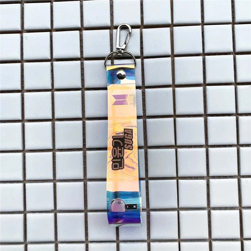 100 шт/лот KPOP Blackpink GOT7 Twice lanyards для телефонов LISA ROSE SUGA J-HOPE JIN JIMIN JUNGKOOK RM лазерный ремешок для телефона