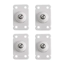 Aliexpress - Drop-Shipping 4pcs Adhesive Swivel Casters Furniture Wheel For Storage Box Trash Can Universal Pulleys Sticky Wheels No Drilling