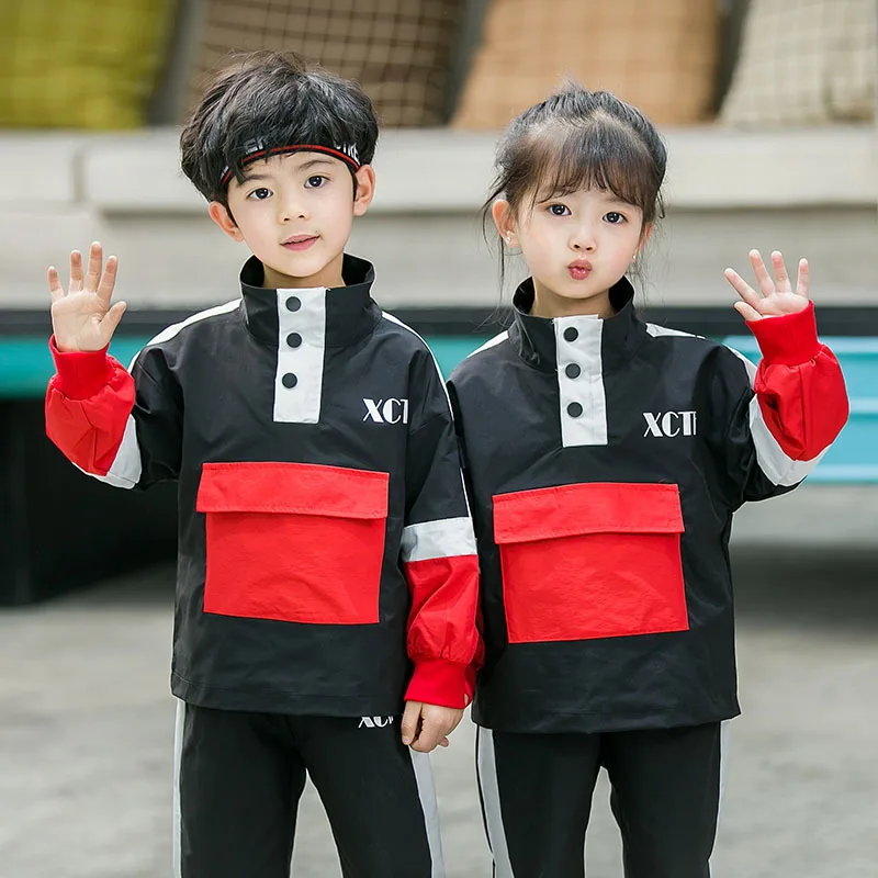 

Siblings Costume Spring Clothing Case 2020 Spring Childrenswear School Uniform Joint Sports Two Case-Big Boy Sports Will Clothes