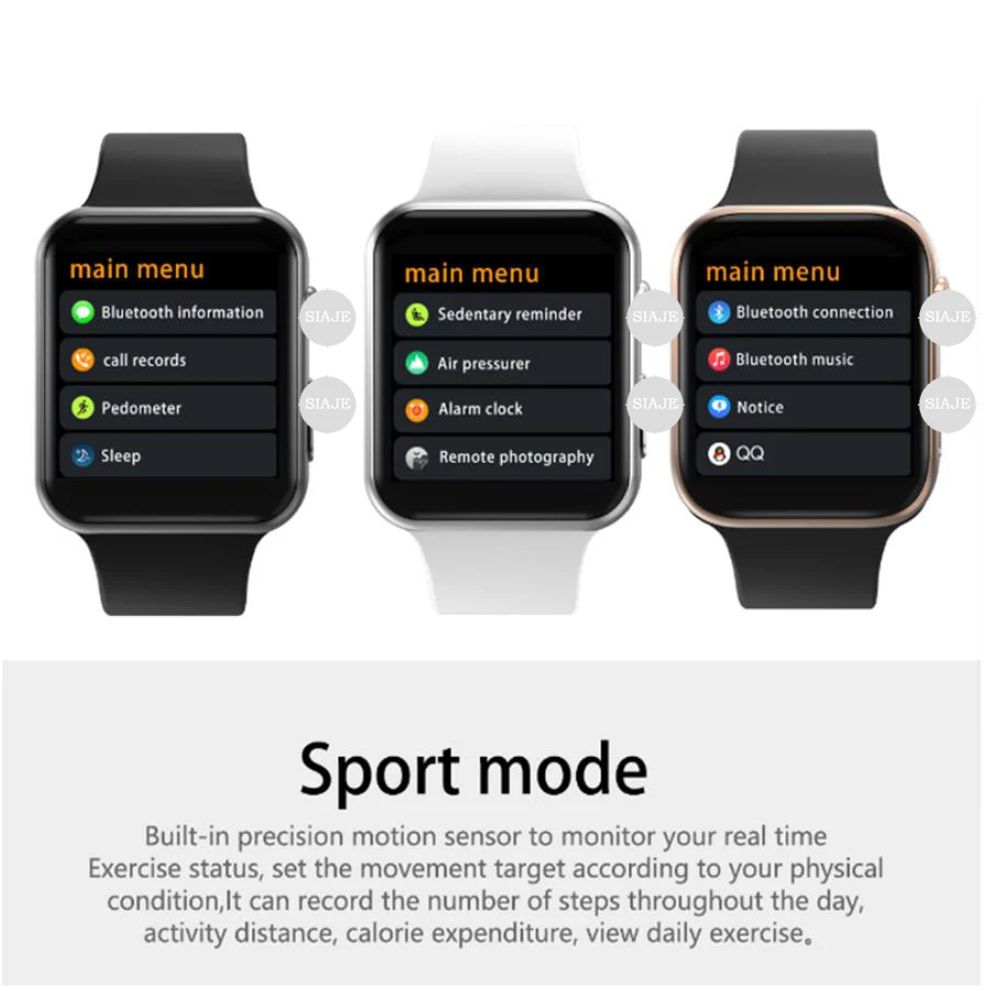 

50%off Smart Watch Series 4 44mm Clock Push Message Bluetooth Connectivity For Android phone IOS apple iPhone 6 7 8 X Smartwatch