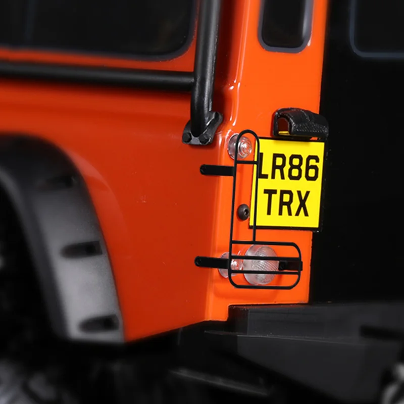 2 шт. для TRX-4 металлический задний светильник для 1/10 RC Гусеничный TRX4 задний абажур заднего хода Защитная крышка