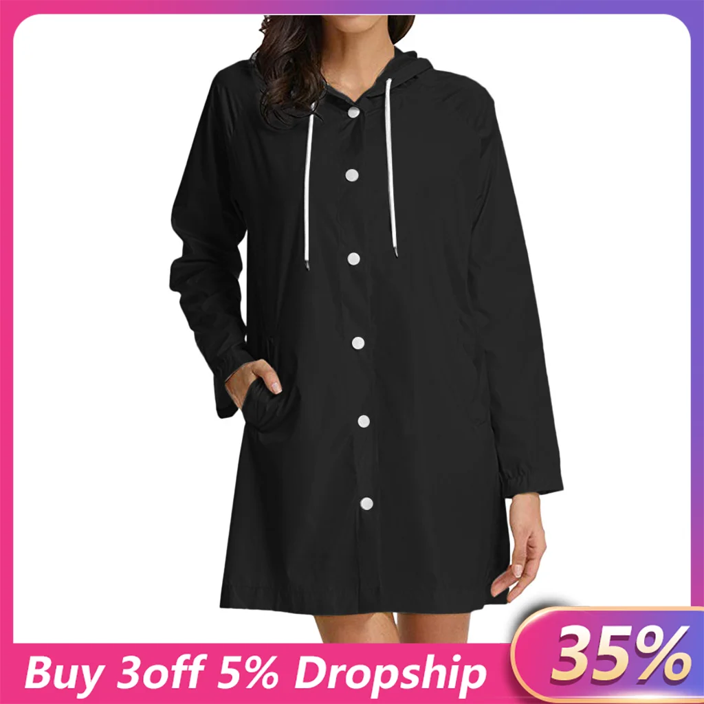 

2019 New Women Jacket Coat Waterproof Transition Jacket Outdoor Hiking Clothes Lightweight Raincoat Dropshipping#J30