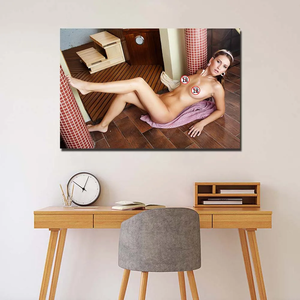 Canvas Painting Sexy Housewife Hot Body Picture Wall Art Posters and Prints For Living Home Decor
