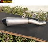 Titanium Alloy for Ducati Monster 821 1200R 1200S 14-19 Motorcycle Exhaust Muffler Link Pipe Muffler Exhaust Escape Middle Pipe