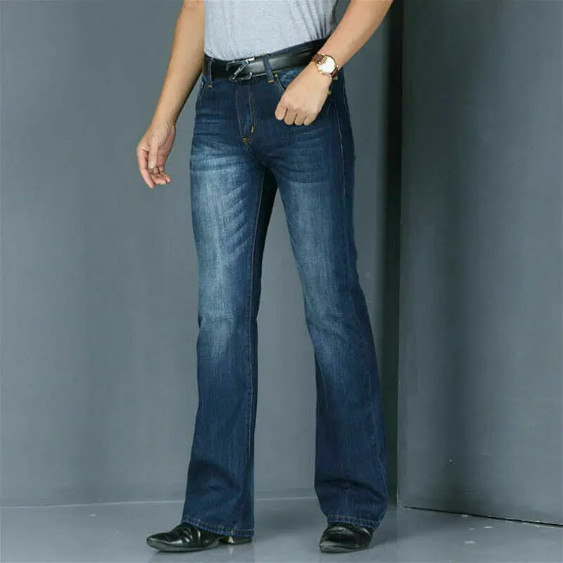 Men Bell Bottom Jeans Vintage 60s 70s 
