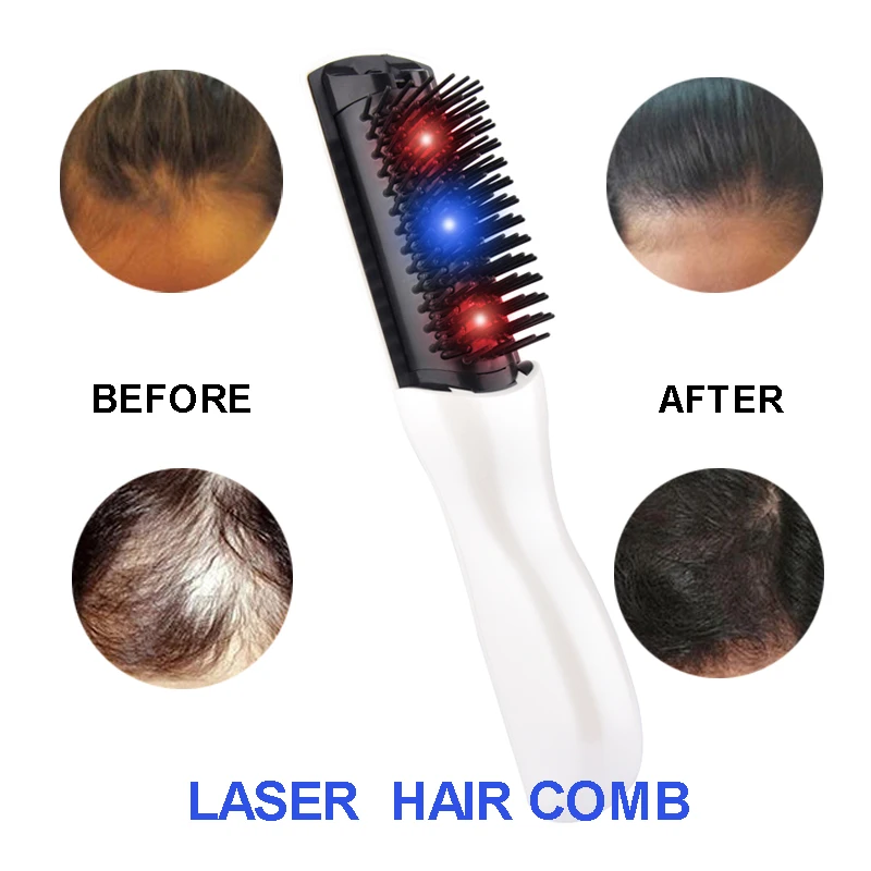 Electronic Hair Growth Care Treatment Laser Massage Comb Hair Comb Massage Equipment Comb Hair Brush Grow Laser Anti Hair Lo