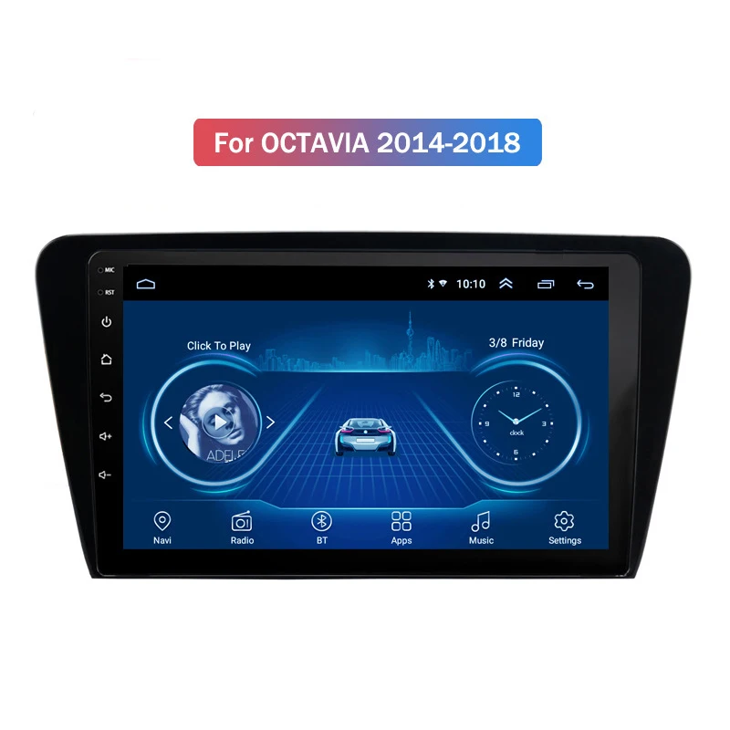 Для Skoda новинка Android автомобильная Модифицированная навигация с большим экраном