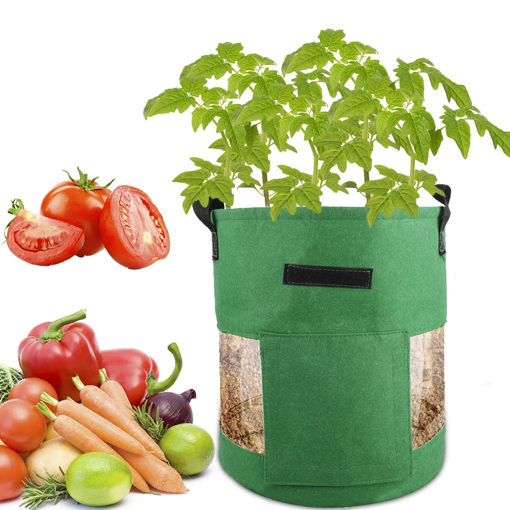 

1Pcs 8/10 Gallons Plant Growth Bag home garden Potato greenhouse Vegetable Planting Bag Vertical Garden Grow Bag seedling Pot