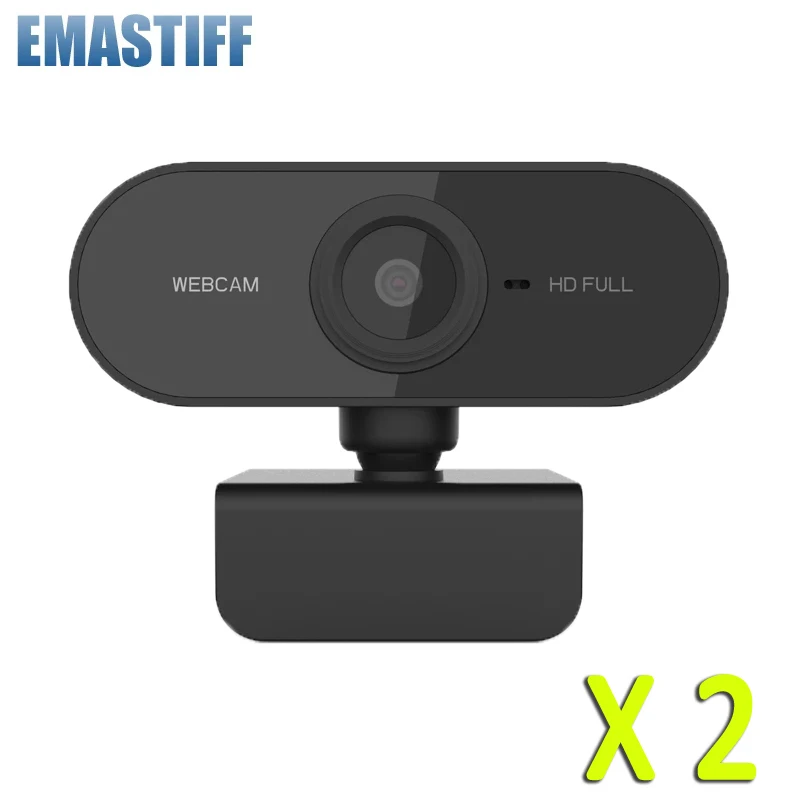 Minicámara web HD para ordenador, cámara de 1080P, con conector USB y rotación, para transmisión en vivo, videollamadas y conferencias de trabajo