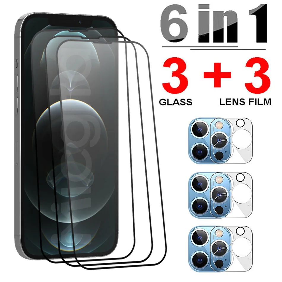 Vetro Temperato Per Iphone 13 Pro Max Iphone 13 Mini Screen Protector 3D Camera Lens Glass Cover Film Per Iphone 13 Pro Glass