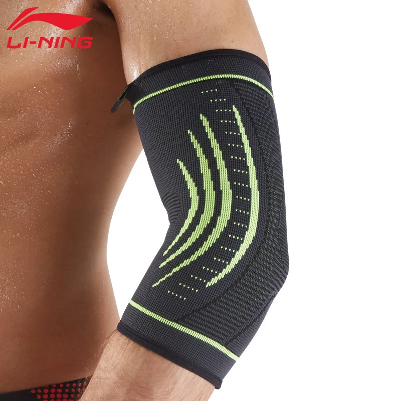 

Genuine Product LINING Knitted Stripes Sports Elbow Guard Arm Guard Case Basketball Arm Guard Tennis Elbow Protective Clothing