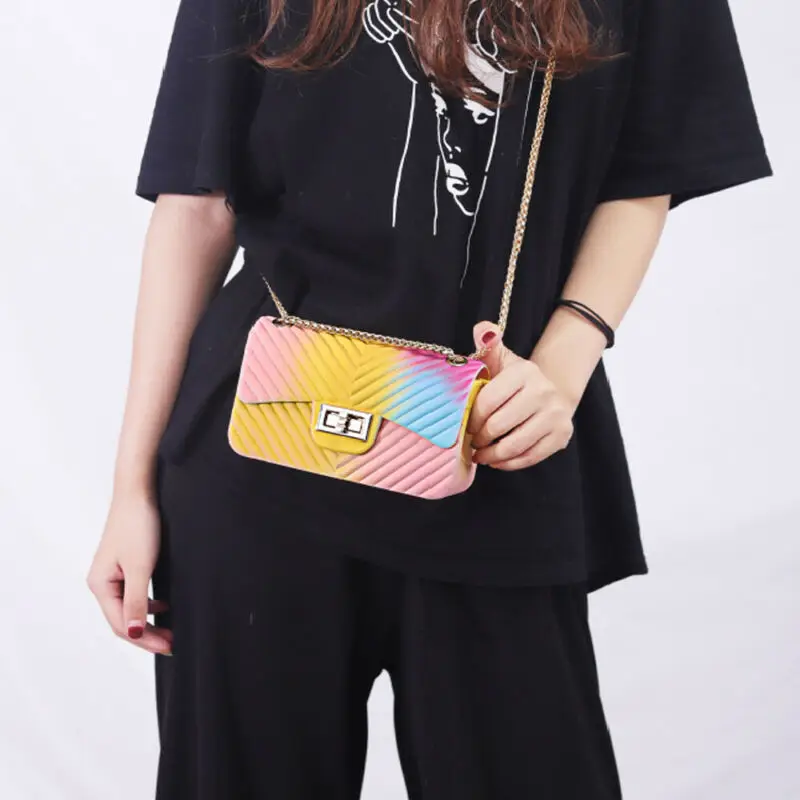 

Women's Handbag Hasp Chain Belt Small Mini Messenger Bag Crossbody Bag 2019 New