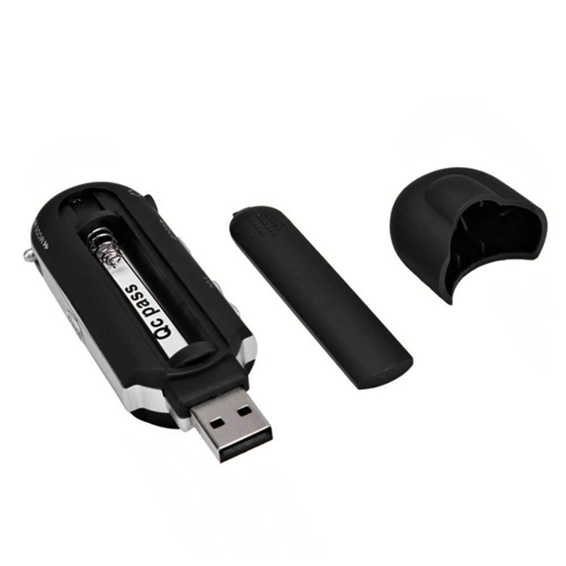 Экран MP3 U диск № 7 батарея карта USB в линии радио кассетный плеер черный