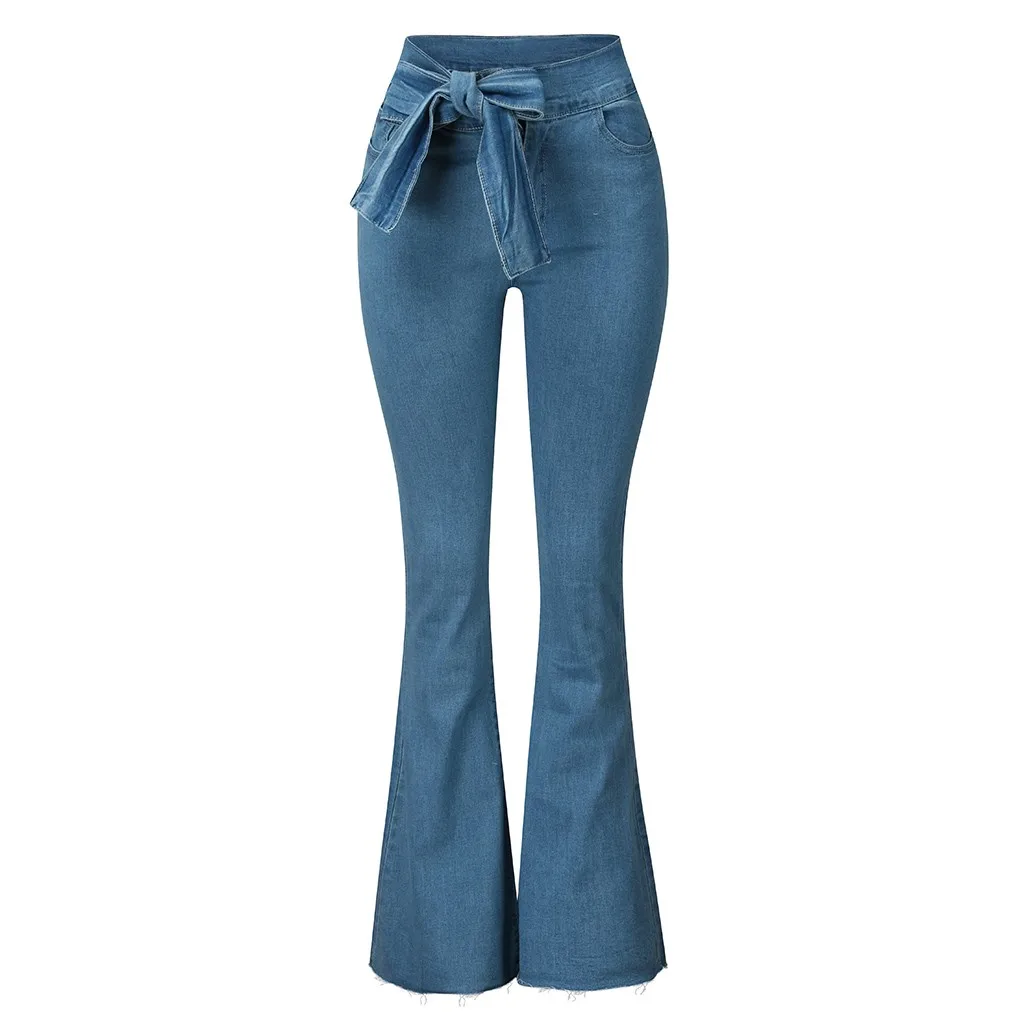 Женские джинсы с завышенной талией, винтажные джинсы для женщин в стиле бойфренд, с пуговицами на талии, расклешенные джинсовые штаны, джинсы mujer S10