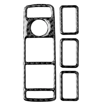 

Car Inner Carbon Fiber Window Lift Button Frame Trim for Mercedes-Benz W204 W212 A/B/C/E Class GLE GLA ML GL