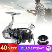 5000 Серия 12+ 1BB 5,5: 1 Max Drag 15 кг/33 фунта полностью Металлическая спиннинговая Рыболовная катушка с двойной линией чашки