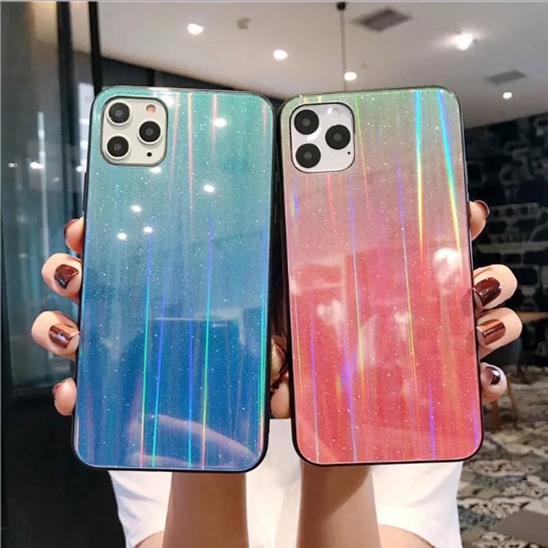 Стеклянный чехол для iPhone 11 Pro X XS Max 6 7 6S 8 Plus XR | Мобильные телефоны и аксессуары