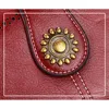 2022 Leather Women Wallets Name Engraving Genuine Leather Female Wallets Large High Quality Fashion Photo Holder Women Purse 5