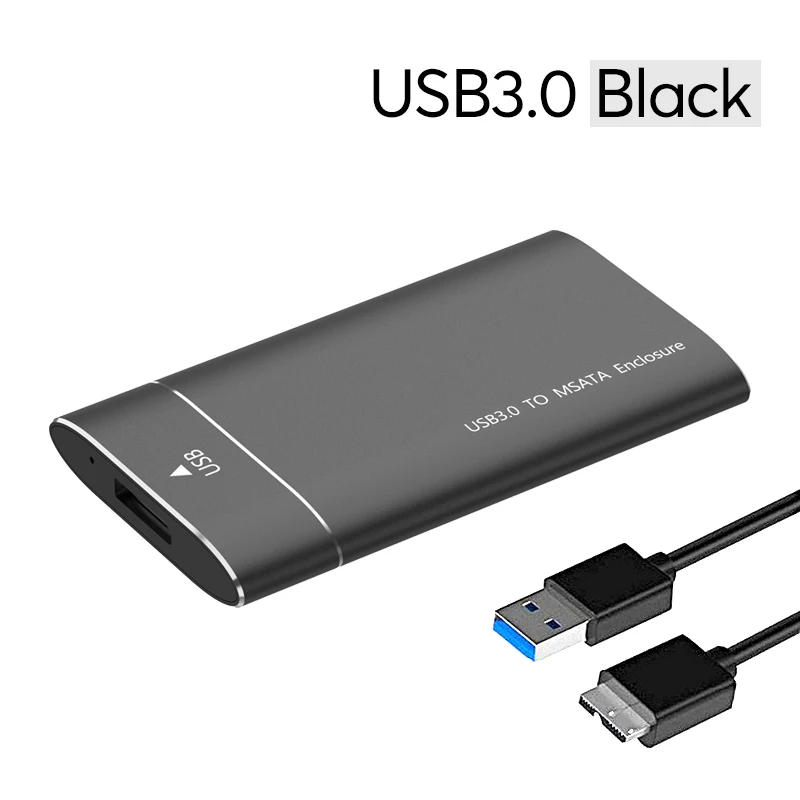 UTHAI T37 M.2 Nvme SSD to USB3.0 алюминиевый сплав HDD корпус MSATA SSD to USB3.1 type-C HDD чехол для 2,5 дюймов SSD Sata3 HDD - Цвет: T37-USB3.0-Black