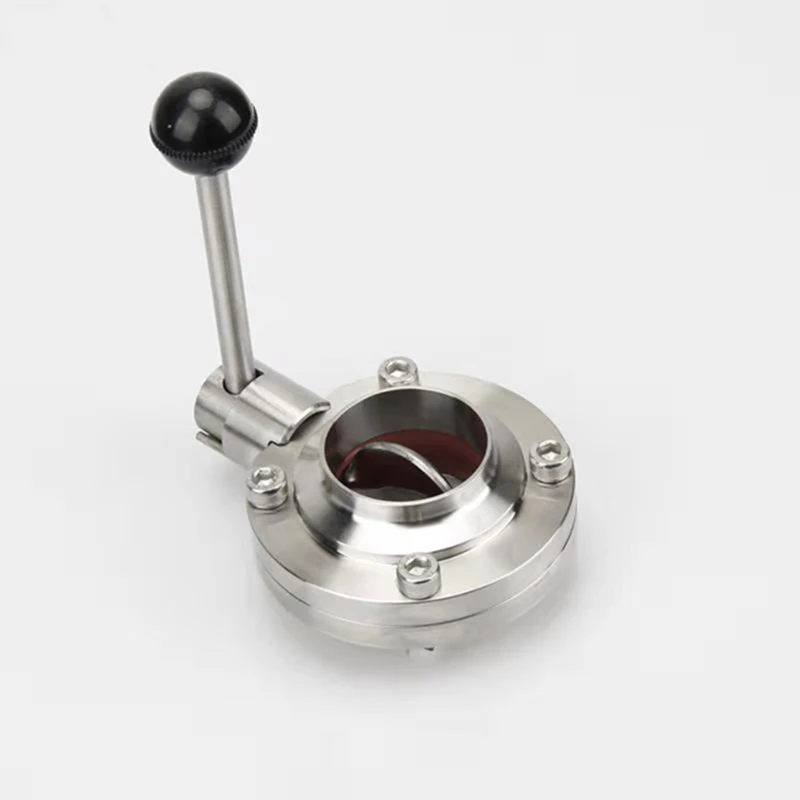 Sanitary Weld Butterfly Valve Stainless Steel 304 Homebrew Fitting OD51 | Обустройство дома