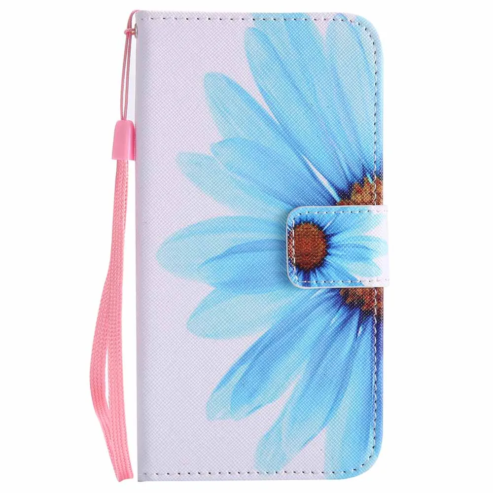 Sunflower Череп бумажник флип силиконовый чехол для samsung Galaxy A3 A5 A7 J3 J5 J7 Prime J330 J530 J730 S8 S9 плюс Note8 принципиально B128 - Цвет: Sunflower