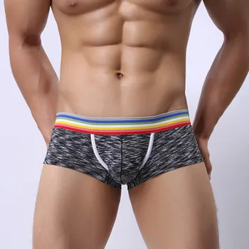 

Underwear Boxers Shorts Men Sexy Breathable Gay Jockstrap Men Boxers Soft Trunks Male Briefs Male Underwear