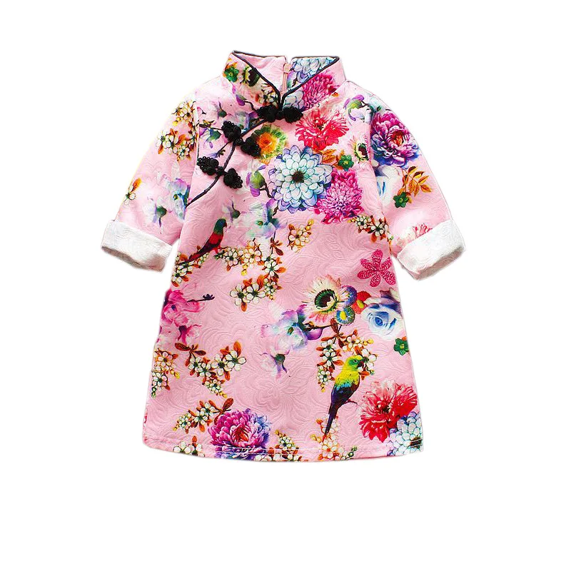 Новое летнее платье с цветочным принтом для детей wear0-4 лет