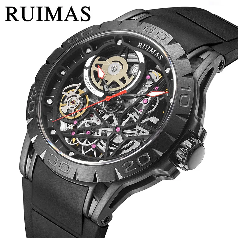 Новые мужские автоматические спортивные наручные часы CITIZEN Mechanical RUIMAS с
