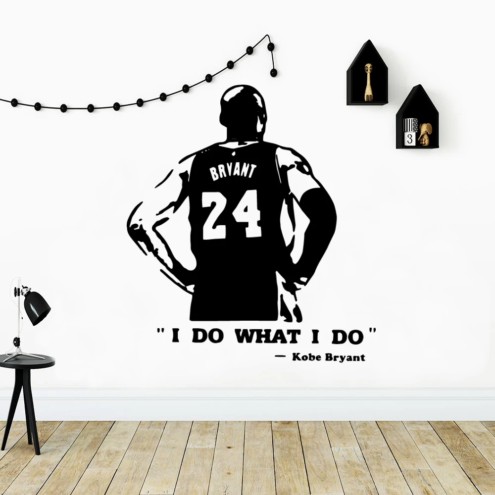 Free shipping Kobe Bryant basketball player Home Decor Vinyl Wall Stickers Pvc Wall Decals Decor Wall Decals Free shipping Kobe Bryant basketball player Home Decor Vinyl Wall Stickers Pvc Wall Decals Decor Wall Decals