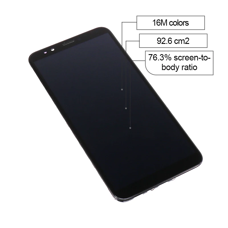 10 шт./лот для Huawei Y7 ЖК-дисплей+ сенсорный экран дигитайзер сборка+ рамка Y7 Prime тест DHL EMS