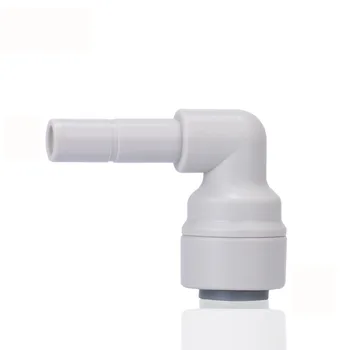 

1/4'' Quick Connection - 1/4'' OD Tube RO Water Quick Connector Elbow Tight Junction Double Sealing PE Pipe Fitting
