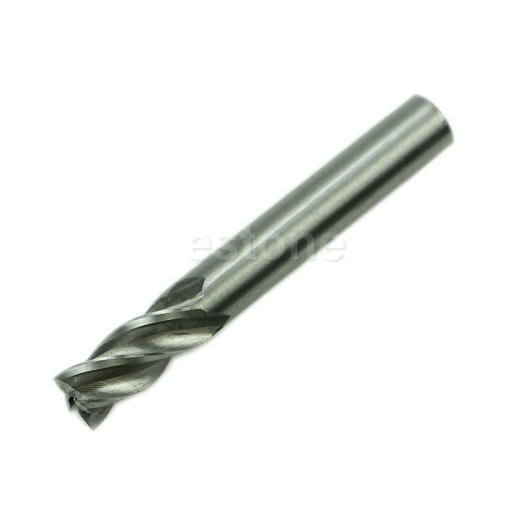 10mm HSS CNC Straight Shank 4Flute End Mill Cutter Tool Metal Wood Drill Bit