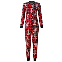 Casual V-Neck Hooded Rompers Homesuit Christmas Snowman Deer Print Women Jumpsuits Fashion Zip-Up Long Sleeve Playsuits Pajamas