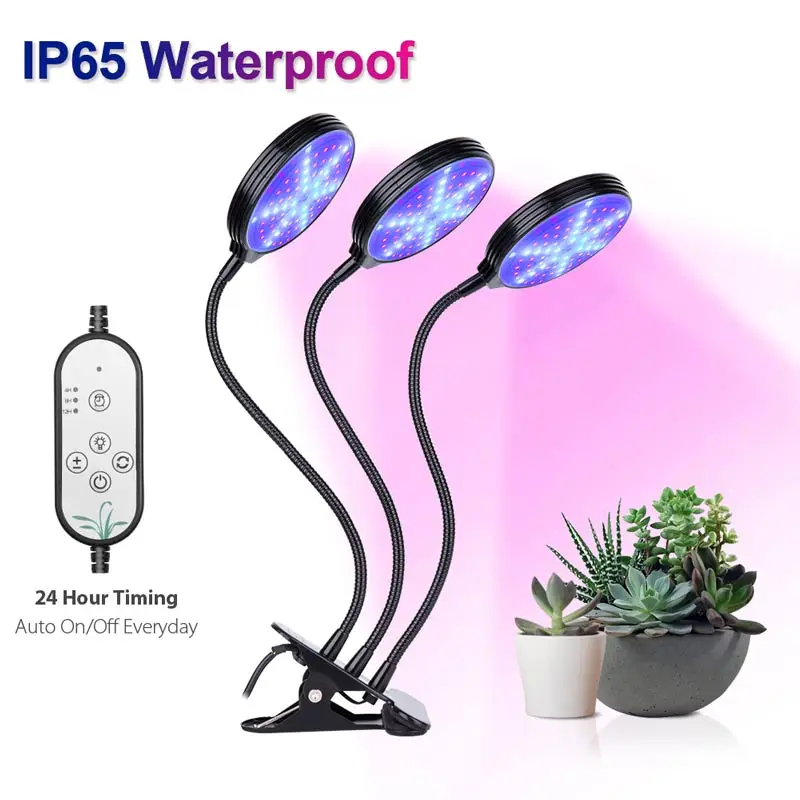  45W Dimmable Plant Grow Light 2/3 Heads 78/117 LED Beads Timing Full Spectrum Phyto Grow Tube Lamp  - 4000103534906