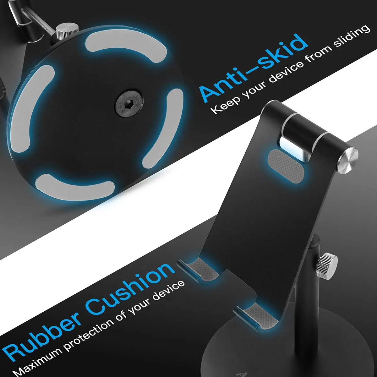 Universal Aluminium Stand Desk Holder For Xiaomi Mobile Phone Holder For iPhone Metal Tablets Stand For ipad
