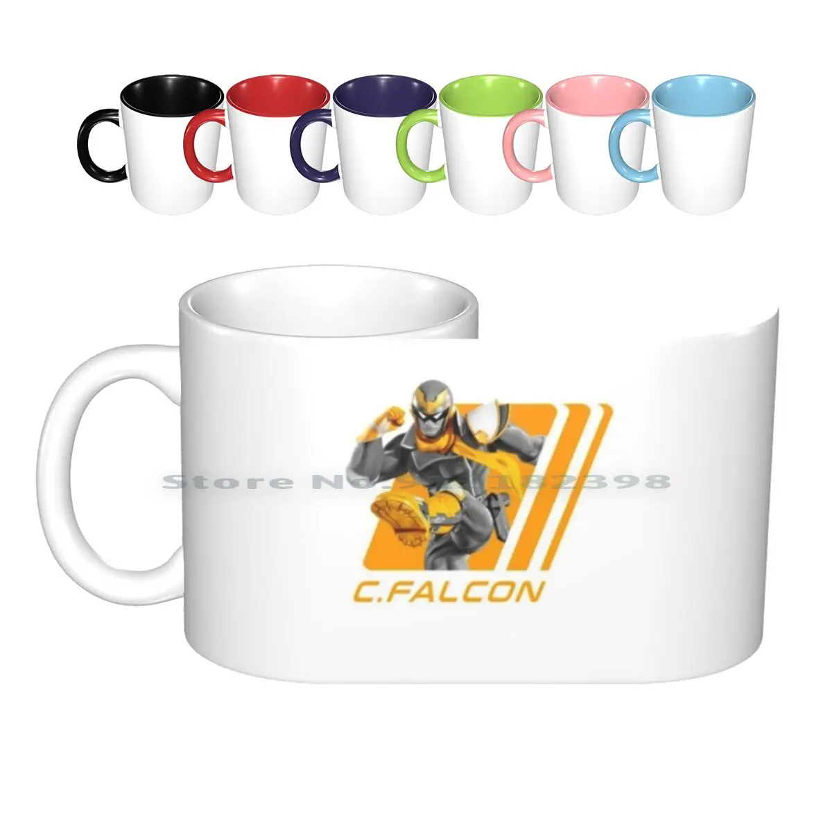 Semplice Smash. Captain Falcon Tazze In Ceramica Tazze Da Caffè Tazza Da Tè Al Latte 20Xx Super Smash Bros Brother Fox Falco Sheik Canadian Ssb