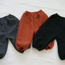 Детские Плотные шаровары с рисунком леса; зимние стильные жаккардовые шаровары в клетку для мужчин и женщин