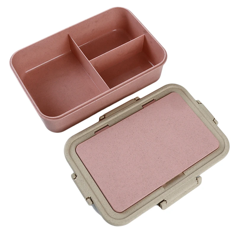 Горячая Пшеница микроволновая Bento коробка для пикника суши фруктовые пищевые ящики для хранения контейнеров контейнер Органайзер