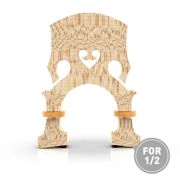 

AA Grade Maple Bridge Replacement Part for 1/2 Size Double Bass Adjustable Upright Bass Bridge