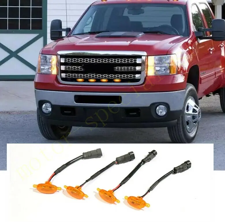 

Новинка для GMC Сьерра-3500 HD 2012-14 Передняя Решетка Светодиодный светильник Raptor Стиль решетка отделка 4Xcar аксессуары