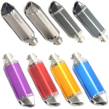

Motorcycle Exhaust Pipe Muffler Motorcycle 51mm Universal Exhuast Cbr125 Pcx Escape Moto Pitbike For Modified Akrapovic Exhaust