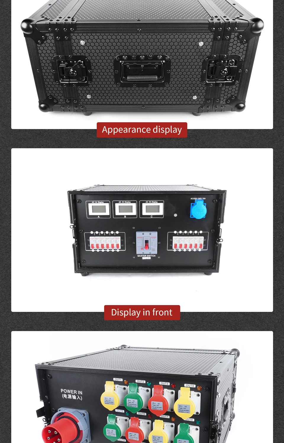 Stage Through Box Plug Aviation Plug Stage Through Box Waterproof Power Plug12 W