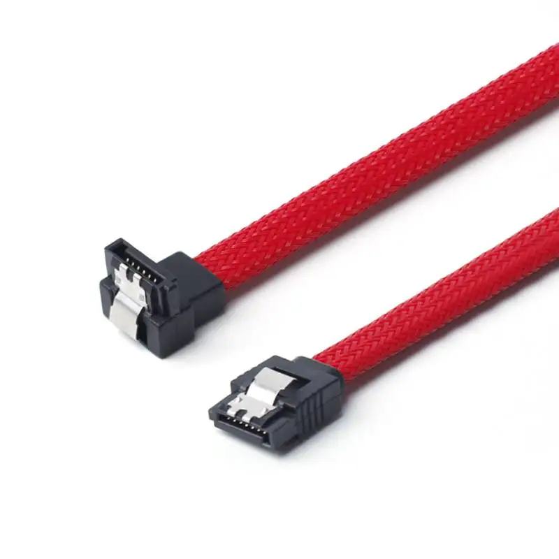 SATA кабель III 2 шт 6 Гбит/с прямой HDD SDD кабель для передачи данных с закрывающая защелка для SATA HDD SSD CD драйвер CD писатель кабели