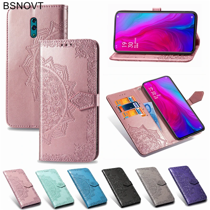 Для OPPO Reno 2 Чехол Мягкий силиконовый роскошный кожаный противоударный чехол-кошелек задняя крышка для OPPO Reno 10x Zoom чехол для OPPO Reno Z чехол