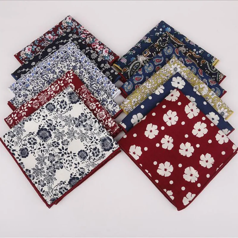 

GUSLESON взрыв Стиль Для Мужчин's платок с узором пейсли и хлопковыми карманами нагрудный платок с цветочным принтом Бизнес нагрудный платок Ханди джентльменский костюм Для мужчин костюм