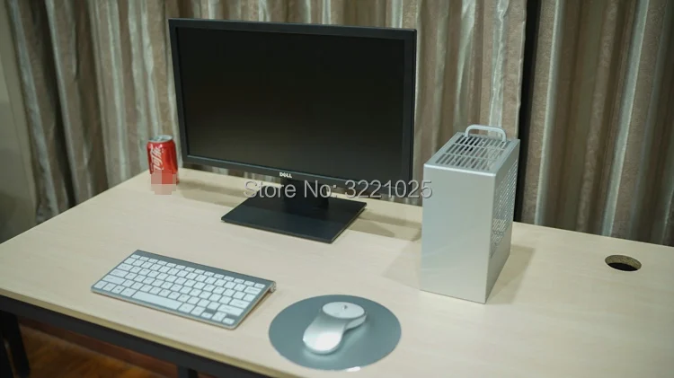 Todo o Alumínio Htpc Pequeno Chassis Jogo Computador Case Suporte Placa Gráfica Rtx2070 i7 8700 Pk39 K39 Itx - Imagem 6