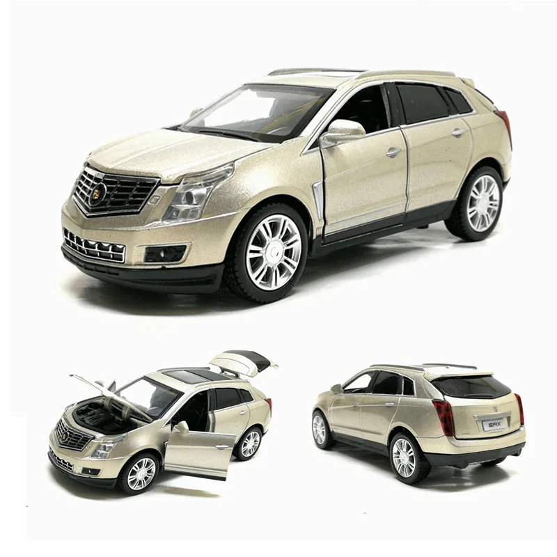 Caipo Cadillac Srx1: 32 сплав модель автомобиля звук и светильник воин-открывание двери Детская Подарочная игрушка