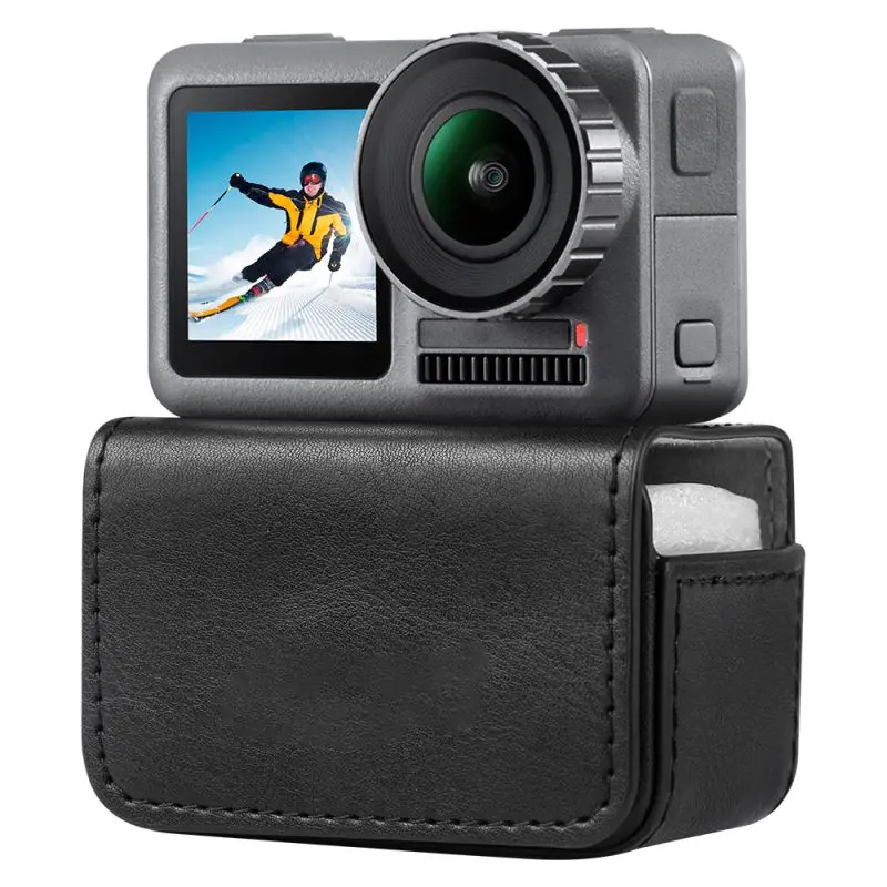 

Bag High-quality Soft Durable Non-toxic Odorless and Anti-oxidant Leather Case For DJI Osmo Action Sport Camera